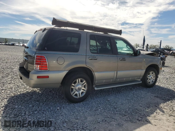 2003 Mercury Mountaineer Convenience z VIN 4M2ZU66W63UJ15607, wystawiony jako Copart lot #48104305 z przebiegiem 107 729 mil mil oraz Szkody całkowita. Historia ofert i sprzedaży dostępna na DreamBid. Obrazek 3.