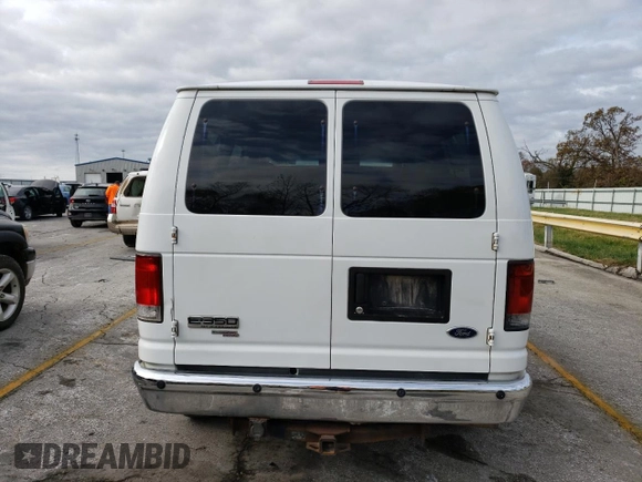 2008 Ford Econoline Passenger XL with VIN 1FBNE31L98DB47511, listed as a Copart auction lot 80104164 with 221,581 mi miles and Clean Title. Bid and sale history available at carsss.com. Image 6.