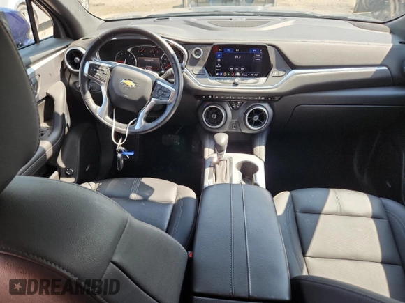 2022 Chevrolet Blazer LT with VIN 3GNKBJRS0NS149559, listed as a Copart auction lot 61374985 with 42,095 mi miles and Salvage title. Bid and sale history available at DreamBid. Image 8.