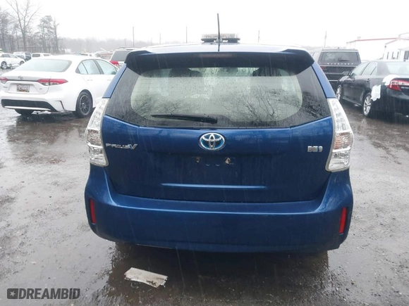2012 Toyota Prius v Two with VIN JTDZN3EU7C3170901, listed as a IAAI auction lot 41727464 with 1 mi miles. Bid and sale history available at carsss.com. Image 15.