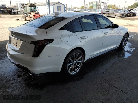 2020 Cadillac CT5 Sport with VIN 1G6DP5RK9L0128940, listed as a Copart auction lot 54316775 with 51,011 mi miles and Salvage title. Bid and sale history available at DreamBid. Image 3.