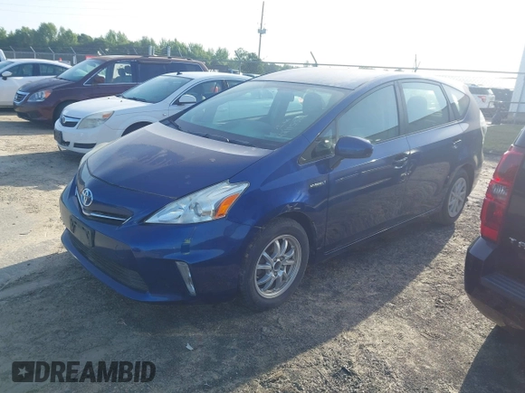 2013 Toyota Prius Two with VIN JTDZN3EU9D3271326, listed as a IAAI auction lot 42115506 with 185,846 mi miles and . Bid and sale history available at carsss.com. Image 2.