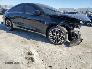 2024 Hyundai IONIQ 6 Limited with VIN KMHM54AA8RA079342, listed as a Copart auction lot 46758565 with 918 mi miles and Salvage Title. Bid and sale history available at carsss.com. Image 4.