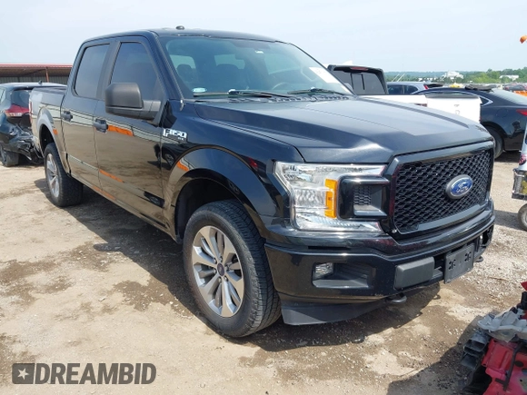2018 Ford F-150 XL with VIN 1FTEW1EP1JKD05142, listed as a IAAI auction lot 42473177 with 99,079 mi miles and . Bid and sale history available at DreamBid. Image 1.