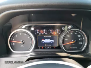 2021 Chevrolet Silverado 1500 Custom with VIN 3GCPYBEH1MG174260, listed as a Copart auction lot 87165514 with 46,231 mi miles and Salvage Title. Bid and sale history available at DreamBid. Image 9.