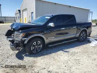 2021 Nissan Titan SV с VIN 1N6AA1EF7MN522103, выставлен на аукционе Copart как лот 53294235 с пробегом 54 540 миль миль и Списание • Salvage title. История ставок и продаж доступна на DreamBid. Изображение 1.