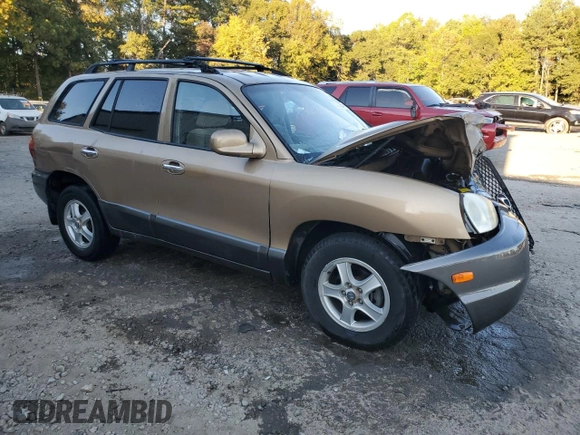 2002 Hyundai Santa Fe GLS with VIN KM8SC13D42U209396, listed as a Copart auction lot 75453254 with 177,708 mi miles and Salvage Title. Bid and sale history available at carsss.com. Image 4.