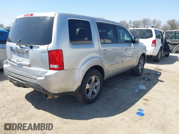 2012 Honda Pilot EX-L with VIN 5FNYF3H54CB008966, listed as a IAAI auction lot 41780699 with 167,966 mi miles. Bid and sale history available at carsss.com. Image 4.