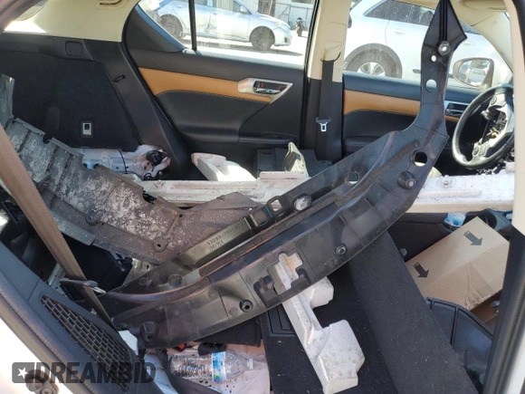 2017 Lexus CT 200h with VIN JTHKD5BH1H2284265, listed as a Copart auction lot 49106175 with Not provided miles and Salvage title. Bid and sale history available at DreamBid. Image 11.