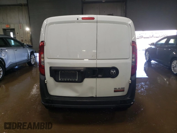 2018 Ram ProMaster City Cargo Tradesman z VIN ZFBERFAB9J6L65907, wystawiony jako Copart lot #48767725 z przebiegiem 91 909 mil mil oraz Szkoda całkowita • Salvage title. Historia ofert i sprzedaży dostępna na DreamBid. Obrazek 6.