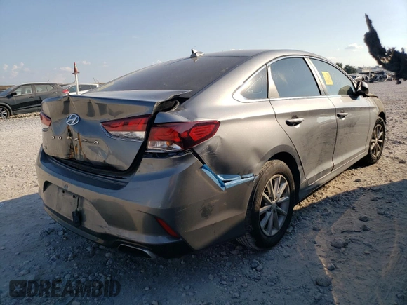 2019 Hyundai Sonata SE with VIN 5NPE24AFXKH772232, listed as a Copart auction lot 72905174 with Not Provided miles and Salvage Title. Bid and sale history available at DreamBid. Image 3.