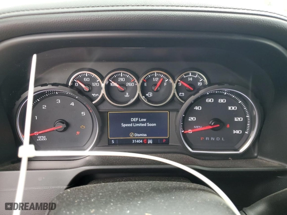 2021 Chevrolet Silverado 3500HD LTZ with VIN 1GC4YUEY2MF282936, listed as a Copart auction lot 51826115 with 31,404 mi miles and Salvage Title. Bid and sale history available at carsss.com. Image 9.