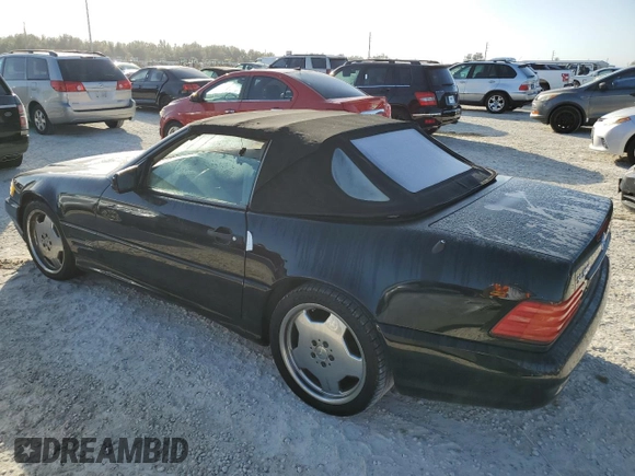 1998 Mercedes-Benz SL-Class with VIN WDBFA67F3WF166408, listed as a Copart auction lot 77603714 with 0 mi miles and Salvage Title. Bid and sale history available at carsss.com. Image 2.