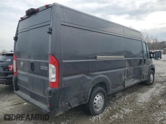 2023 Ram ProMaster Cargo with VIN 3C6MRVJG8PE576783, listed as a Copart auction lot 47352655 with 47,162 mi miles and Salvage Title. Bid and sale history available at DreamBid. Image 3.