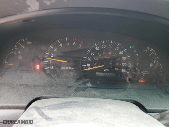 2002 Toyota Tundra SR5 with VIN 5TBRT34192S326732, listed as a Copart auction lot 44801655 with 292,318 mi miles and Salvage Title. Bid and sale history available at carsss.com. Image 9.