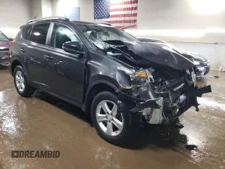 2014 Toyota RAV4 XLE with VIN 2T3RFREV1EW196953, listed as a Copart auction lot 46831595 with 0 mi miles and Salvage Title. Bid and sale history available at carsss.com. Image 4.