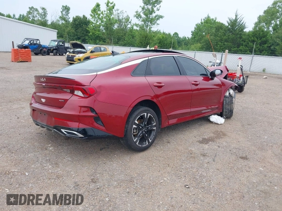 2022 Kia K5 GT-Line z VIN 5XXG64J29NG121197, wystawiony jako IAAI lot #39659829 z przebiegiem 49 590 mil mil oraz . Historia ofert i sprzedaży dostępna na DreamBid. Obrazek 4.