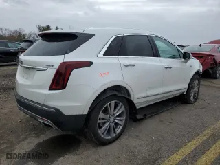 2024 Cadillac XT5 AWD Premium Luxury with VIN 1GYKNDR49RZ742360, listed as a Copart auction lot 47887425 with 12,311 mi miles and Salvage Title. Bid and sale history available at carsss.com. Image 3.