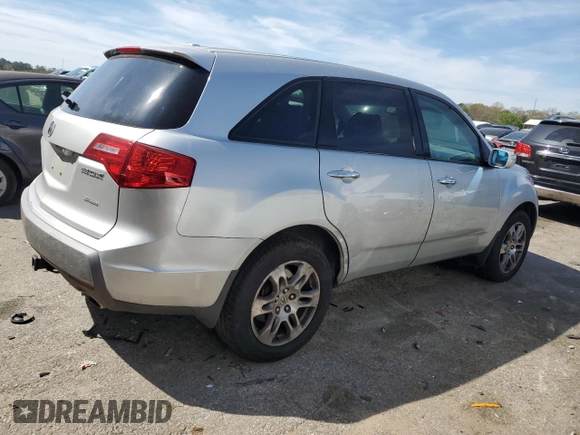 2009 Acura MDX Tech Pkg with VIN 2HNYD28629H529092, listed as a Copart auction lot 48763555 with 219,043 mi miles and Salvage Title. Bid and sale history available at carsss.com. Image 3.