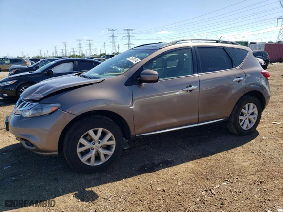 2014 Nissan Murano SL with VIN JN8AZ1MW4EW532746, listed as a Copart auction lot 57940134 with 106,164 mi miles and Salvage Title. Bid and sale history available at carsss.com. Image 1.