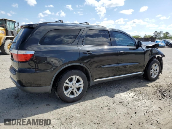 2012 Dodge Durango Crew with VIN 1C4RDHDG3CC265631, listed as a Copart auction lot 53474095 with 187,745 mi miles and Salvage Title. Bid and sale history available at DreamBid. Image 3.