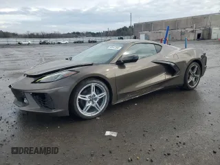 2021 Chevrolet Corvette 2LT with VIN 1G1YB2D40M5110151, listed as a Copart auction lot 50447265 with 9,081 mi miles and Salvage Title. Bid and sale history available at carsss.com. Image 1.