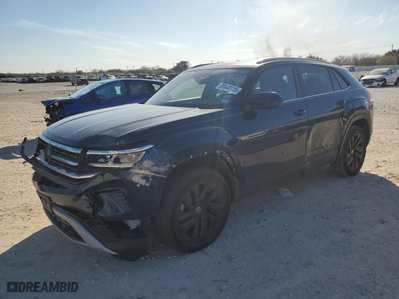 2022 Volkswagen Atlas Cross Sport 3.6L V6 SE w/Technology with VIN 1V2JE2CA3NC208819, listed as a Copart auction lot 88648115 with 106,851 mi miles and Salvage Title. Bid and sale history available at carsss.com. Image 1.