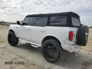 2021 Ford Bronco with VIN 1FMEE5BH5MLB03650, listed as a Copart auction lot 43584385 with 12,104 mi miles and Salvage Title. Bid and sale history available at DreamBid. Image 2.