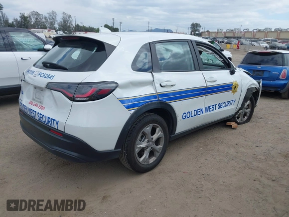 2023 Honda HR-V LX with VIN 3CZRZ1H30PM741445, listed as a IAAI auction lot 42055813 with 102,227 mi miles and . Bid and sale history available at DreamBid. Image 4.