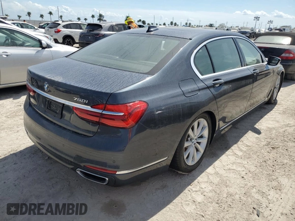 2018 BMW 7 Series ALPINA B7 xDrive with VIN WBA7F2C57JG424491, listed as a Copart auction lot 74594354 with 0 mi miles and Non Repairable. Bid and sale history available at carsss.com. Image 3.