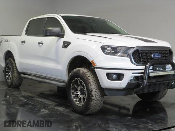 2019 Ford Ranger XL with VIN 1FTER4EH4KLB08642, listed as a Copart auction lot 54786485 with 78,477 mi miles and Salvage Title. Bid and sale history available at carsss.com. Image 1.