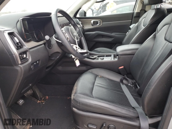 2023 Kia Sorento X-Line S with VIN 5XYRLDLC4PG224677, listed as a Copart auction lot 86957474 with 15,602 mi miles and Salvage Title. Bid and sale history available at DreamBid. Image 7.