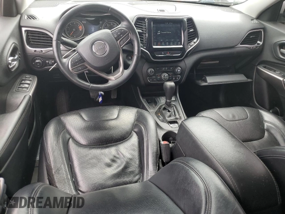 2019 Jeep Cherokee Limited with VIN 1C4PJLDB0KD438585, listed as a Copart auction lot 59818835 with 117,809 mi miles and Salvage title. Bid and sale history available at DreamBid. Image 8.