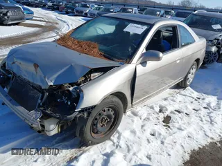 2002 Honda Civic EX with VIN 1HGEM22962L045237, listed as a IAAI auction lot 41550858 with 1 mi miles. Bid and sale history available at carsss.com. Image 2.
