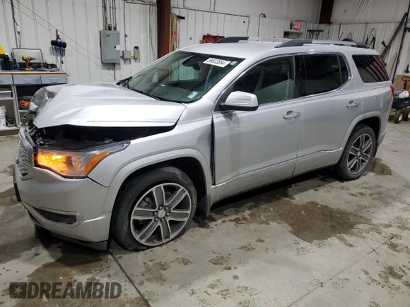 2017 GMC Acadia Denali with VIN 1GKKNXLS9HZ166688, listed as a Copart auction lot 86633884 with 154,362 mi miles and Salvage title. Bid and sale history available at DreamBid. Image 1.