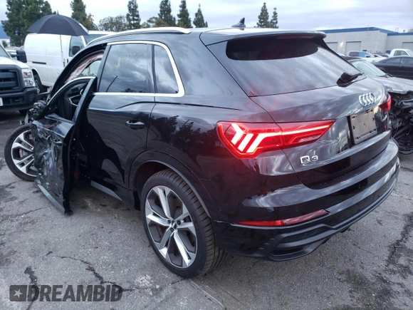 2020 Audi Q3 S line Prestige with VIN WA1FECF38L1056341, listed as a Copart auction lot 35998373 with 29,876 mi miles. Bid and sale history available at carsss.com. Image 2.