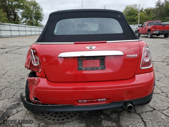 2011 MINI Cooper Convertible with VIN WMWZN3C51BTZ78331, listed as a Copart auction lot 73348304 with 94,219 mi miles and Salvage Title. Bid and sale history available at carsss.com. Image 6.