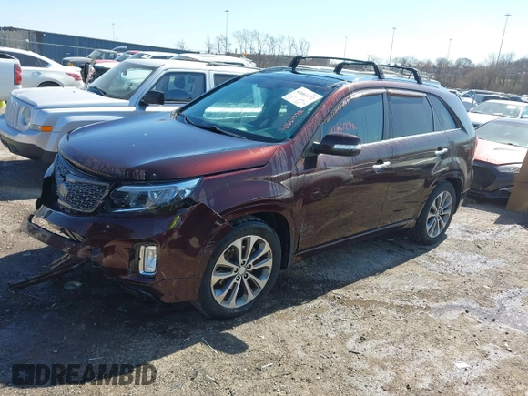 2015 Kia Sorento SX Limited with VIN 5XYKW4A76FG589701, listed as a IAAI auction lot 41661272 with 91,633 mi miles. Bid and sale history available at carsss.com. Image 17.