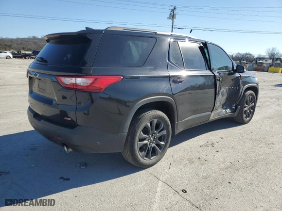 2019 Chevrolet Traverse RS with VIN 1GNERJKX0KJ162579, listed as a Copart auction lot 43633505 with 145,491 mi miles and Salvage Title. Bid and sale history available at carsss.com. Image 3.