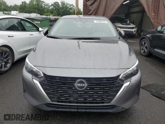 2024 Nissan Sentra SV with VIN 3N1AB8CV4RY307083, listed as a Copart auction lot 60912005 with 37,070 mi miles and Salvage title. Bid and sale history available at DreamBid. Image 5.