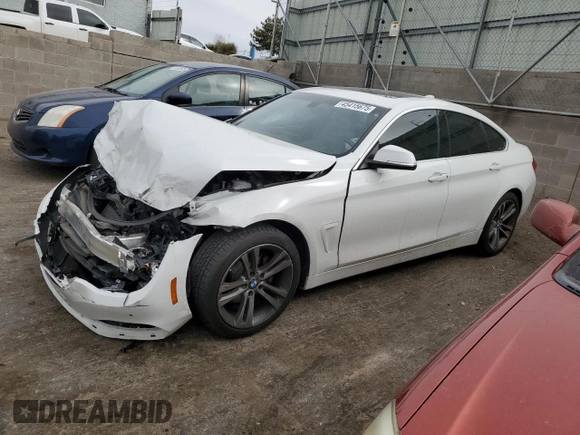 2019 BMW 4 Series 430i xDrive with VIN WBA4J3C53KBL07142, listed as a Copart auction lot 49137705 with 66,244 mi miles and Salvage Title. Bid and sale history available at carsss.com. Image 1.