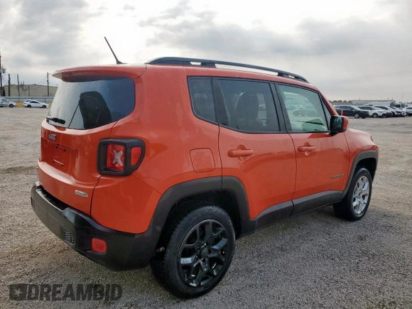2017 Jeep Renegade Latitude z VIN ZACCJBBB5HPF26425, wystawiony jako Copart lot #57722135 z przebiegiem 59 225 mil mil oraz Czysty tytuł • Clean title. Historia ofert i sprzedaży dostępna na DreamBid. Obrazek 3.