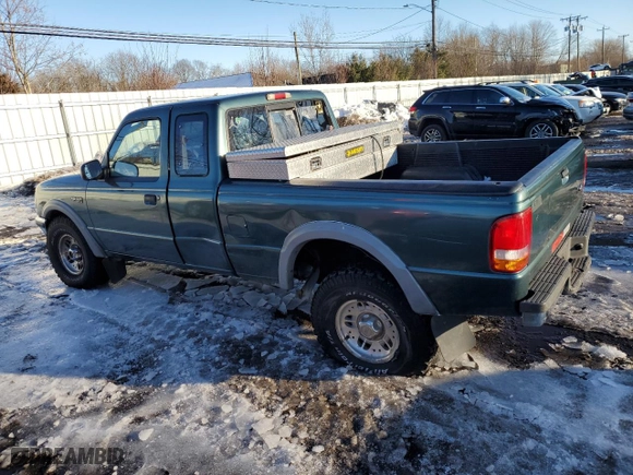 1995 Ford Ranger Splash with VIN 1FTCR15X8STA00957, listed as a Copart auction lot 46319625 with 163,630 mi miles and Salvage Title. Bid and sale history available at carsss.com. Image 2.
