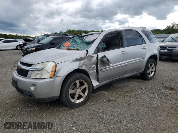 2007 Chevrolet Equinox LT with VIN 2CNDL73F076089020, listed as a Copart auction lot 51120515 with 159,989 mi miles and Salvage Title. Bid and sale history available at carsss.com. Image 1.