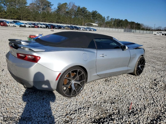 2017 Chevrolet Camaro 1SS with VIN 1G1FF3D72H0177140, listed as a Copart auction lot 45333195 with 80,021 mi miles and Salvage Title. Bid and sale history available at carsss.com. Image 3.