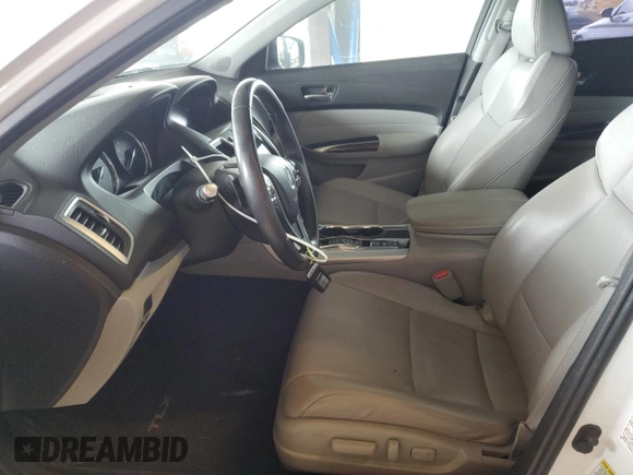 2015 Acura TLX Technology with VIN 19UUB3F56FA006082, listed as a Copart auction lot 59322845 with 127,577 mi miles and Salvage title. Bid and sale history available at DreamBid. Image 7.
