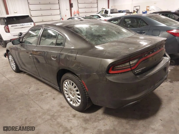 2019 Dodge Charger Police with VIN 2C3CDXKT5KH622744, listed as a IAAI auction lot 41645199 with NaN miles. Bid and sale history available at carsss.com. Image 3.