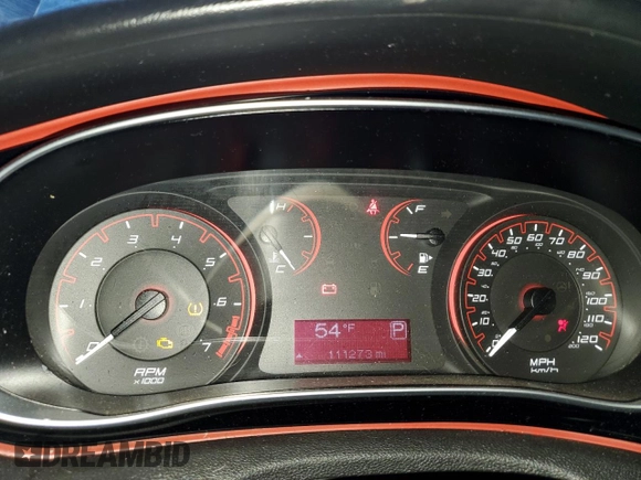 2016 Dodge Dart SE with VIN 1C3CDFAA3GD555558, listed as a Copart auction lot 43080235 with 111,273 mi miles and Salvage Title. Bid and sale history available at carsss.com. Image 9.