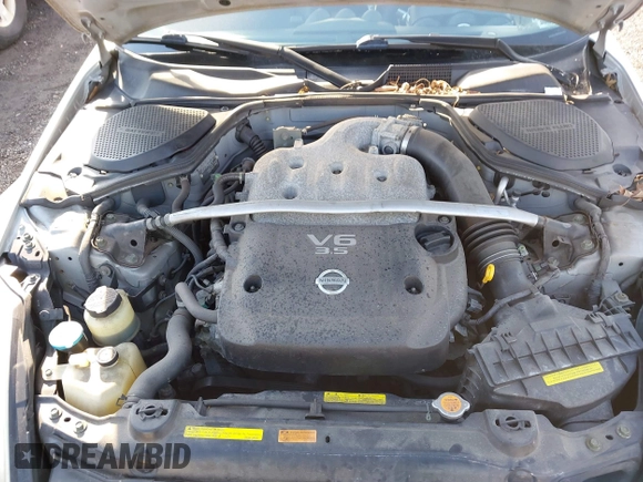 2004 Nissan 350Z Touring with VIN JN1AZ34E94T050033, listed as a IAAI auction lot 41652568 with 120,955 mi miles. Bid and sale history available at carsss.com. Image 10.