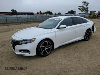 2020 Honda Accord Sport with VIN 1HGCV1F38LA022978, listed as a Copart auction lot 60170875 with 40,936 mi miles and Salvage title. Bid and sale history available at DreamBid. Image 1.